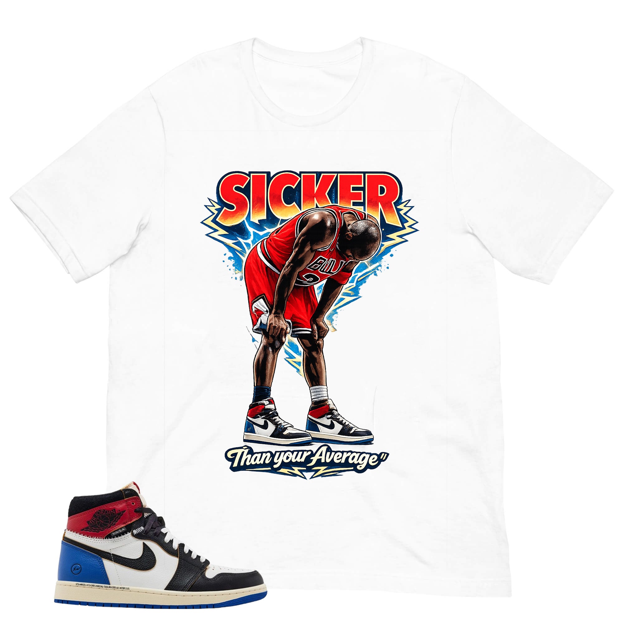 Sicker Shirt - Matching Air Jordan 1 Union x Fragment