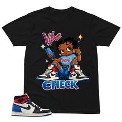 Vibe Check Shirt - Matching Air Jordan 1 Union x Fragment