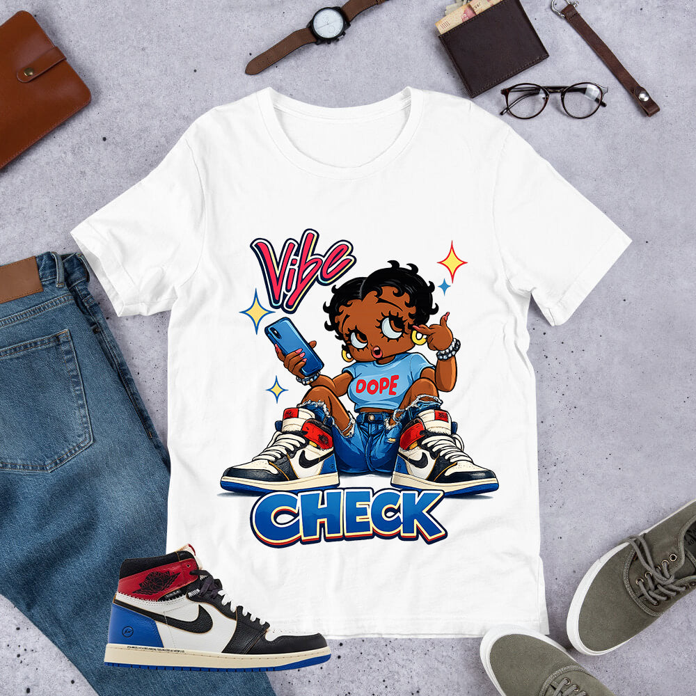 Vibe Check Shirt - Matching Air Jordan 1 Union x Fragment