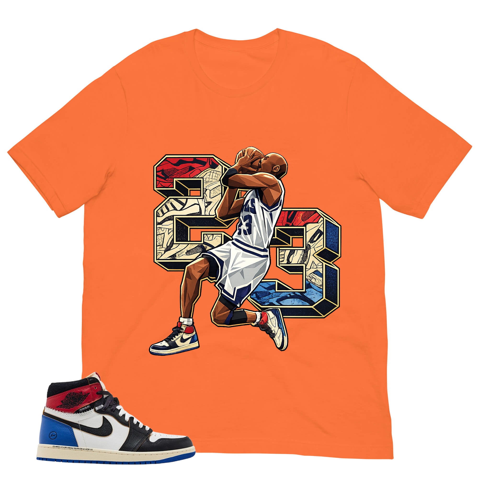 Number 23 Legend MJ Shirt - to Matching 1s Fragment Union