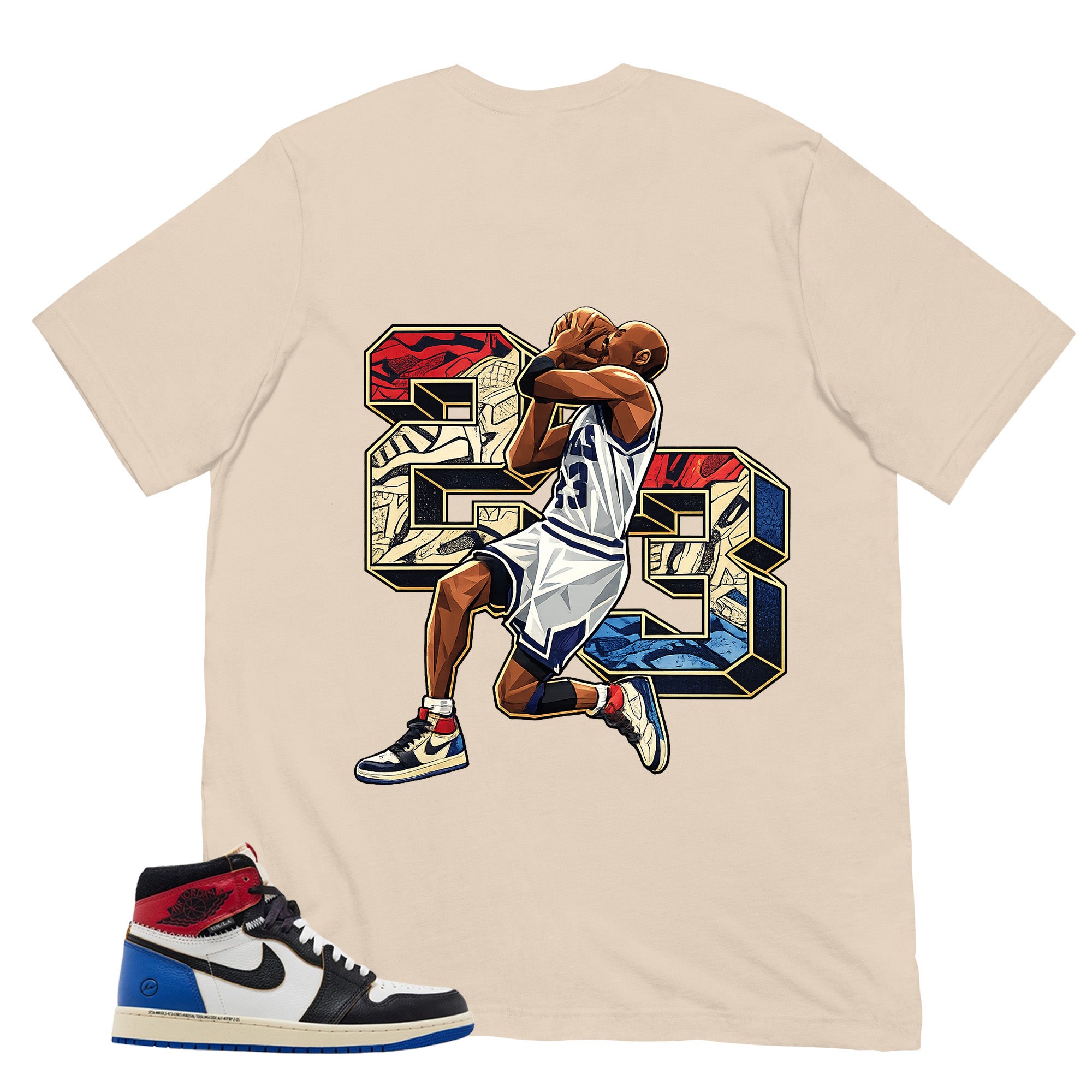 Number 23 Legend MJ Shirt - to Matching 1s Fragment Union
