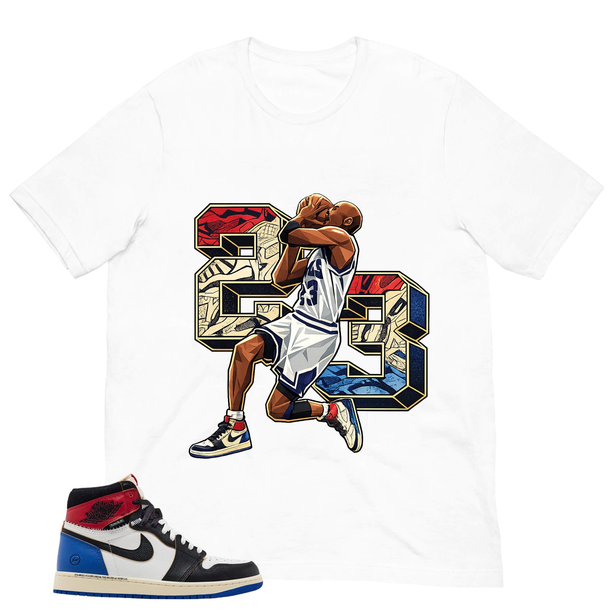 Number 23 Legend MJ Shirt - to Matching 1s Fragment Union