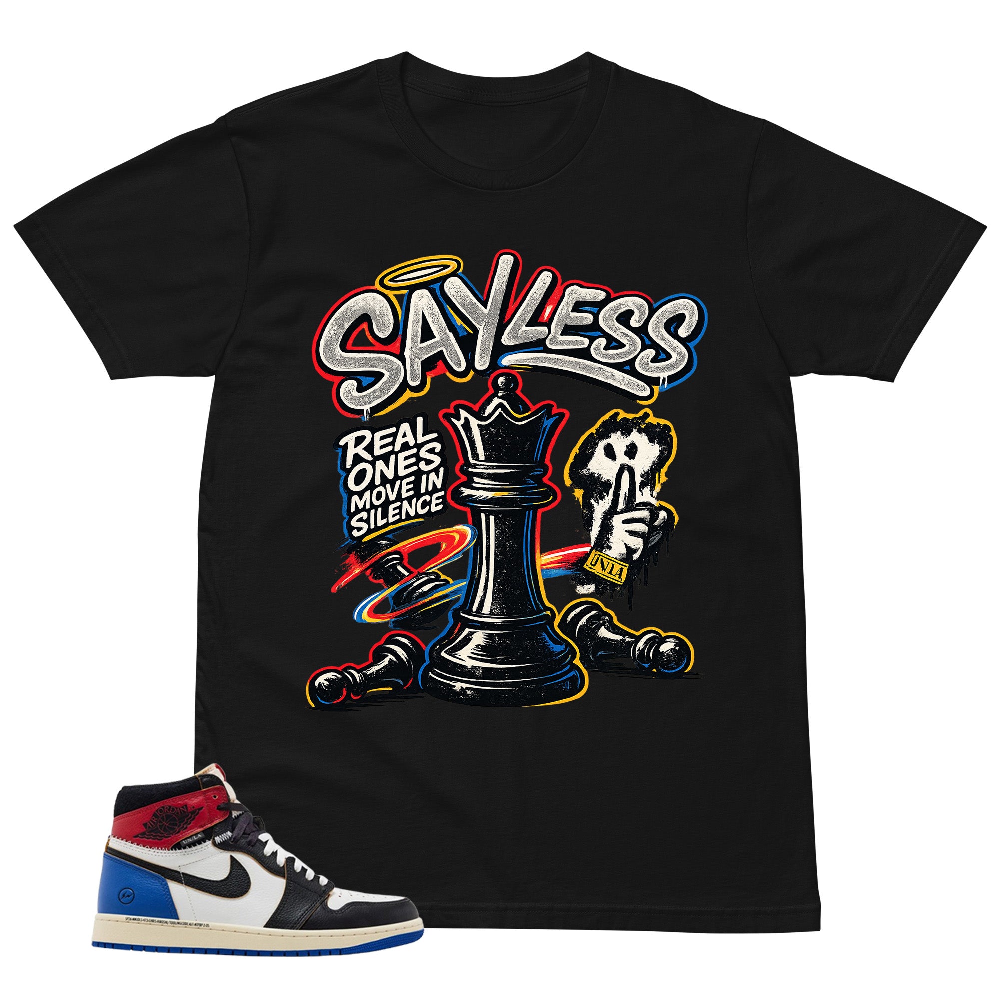 Sayless Shirt - to Matching 1s Fragment Union