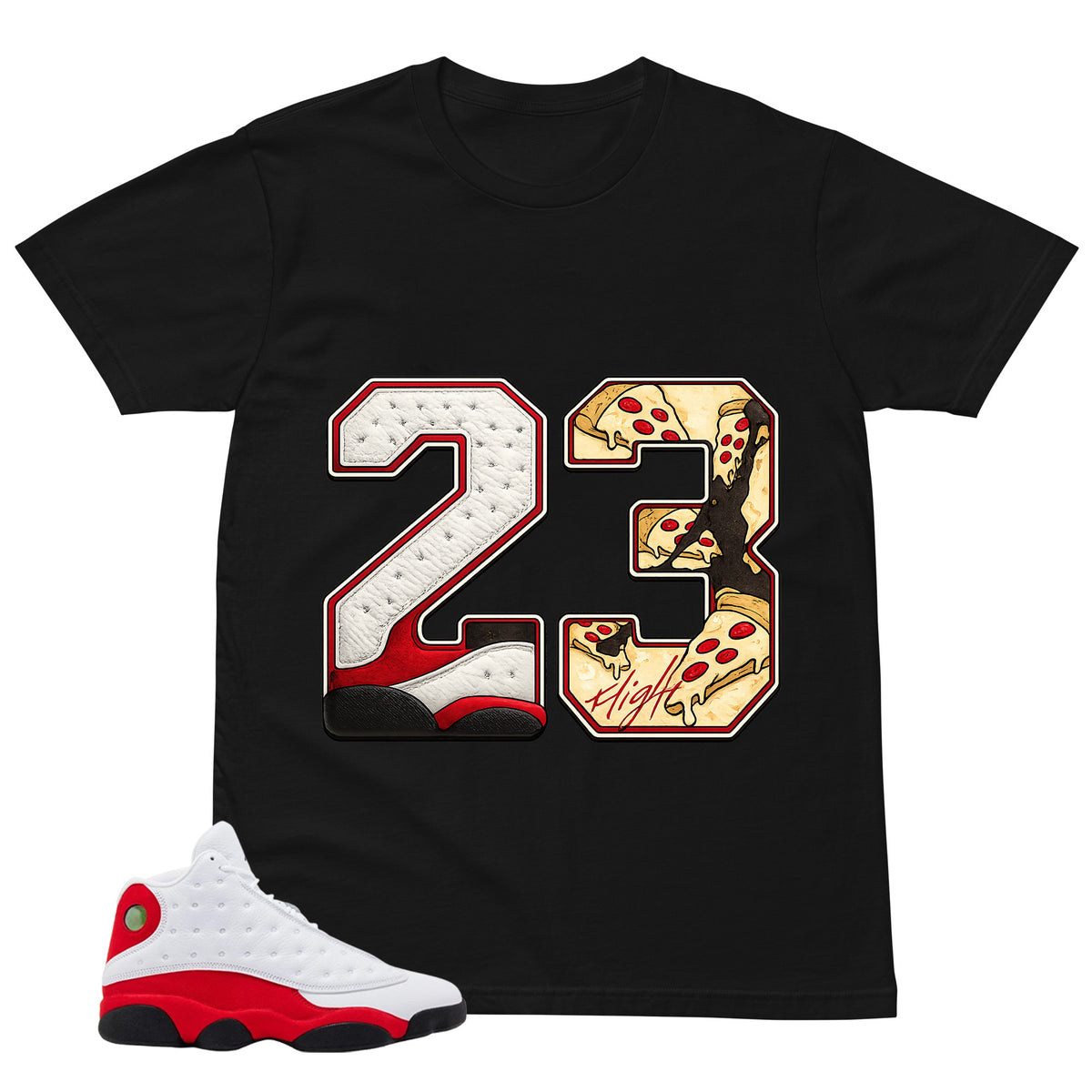 Number 23 Legend Shirt - Match Air Jordan 13 'True Red' 2026
