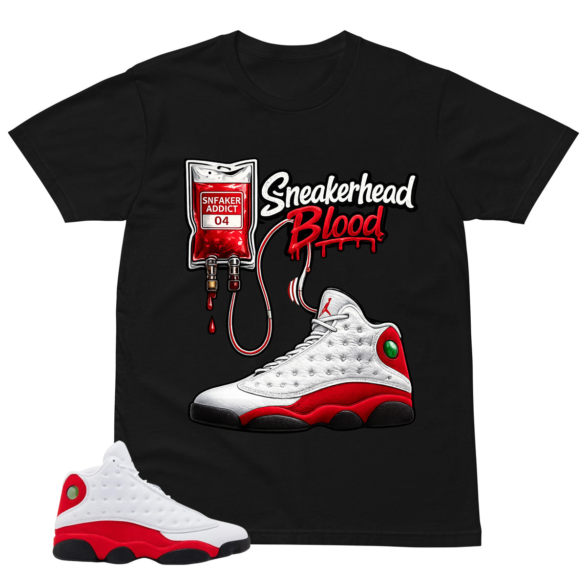 Sneakerhead Blood Shirt - Match Air Jordan 13 'True Red' 2026
