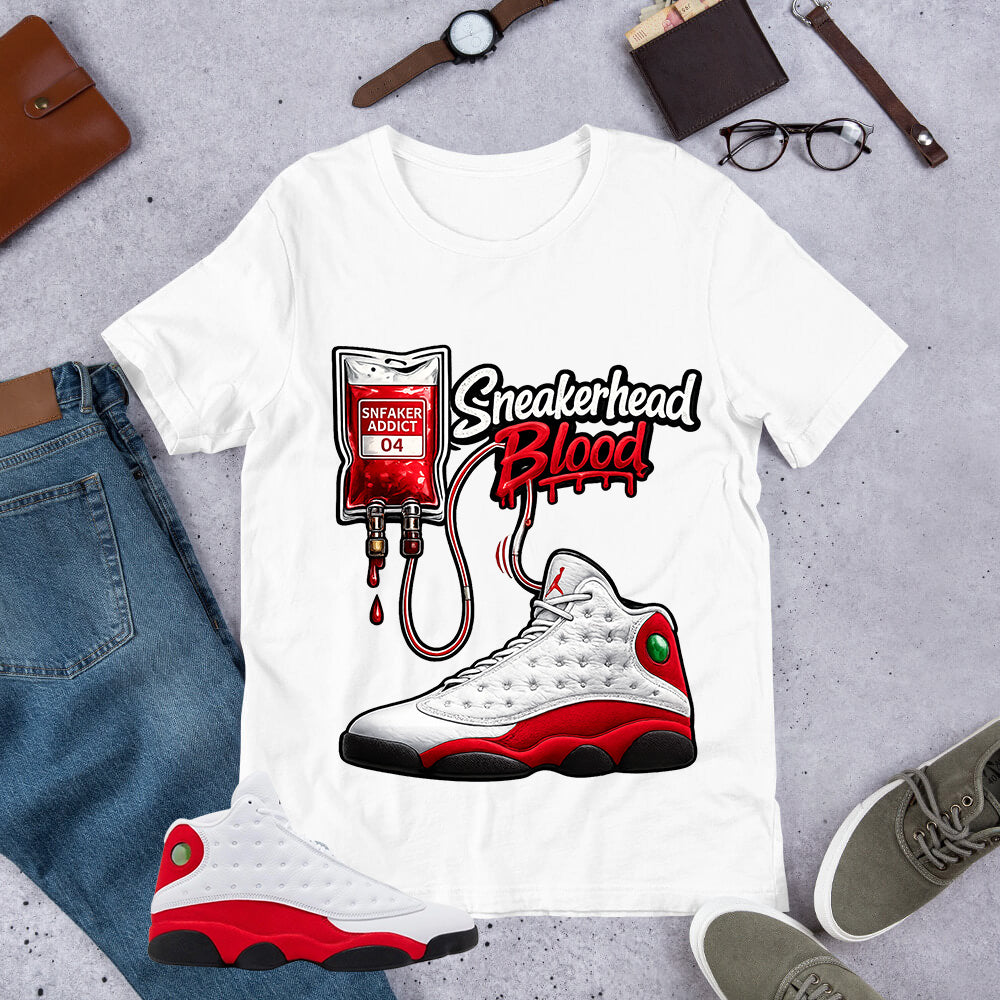 Sneakerhead Blood Shirt - Match Air Jordan 13 'True Red' 2026