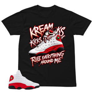 Kream Kicks Shirt - Match Air Jordan 13 'True Red' 2026
