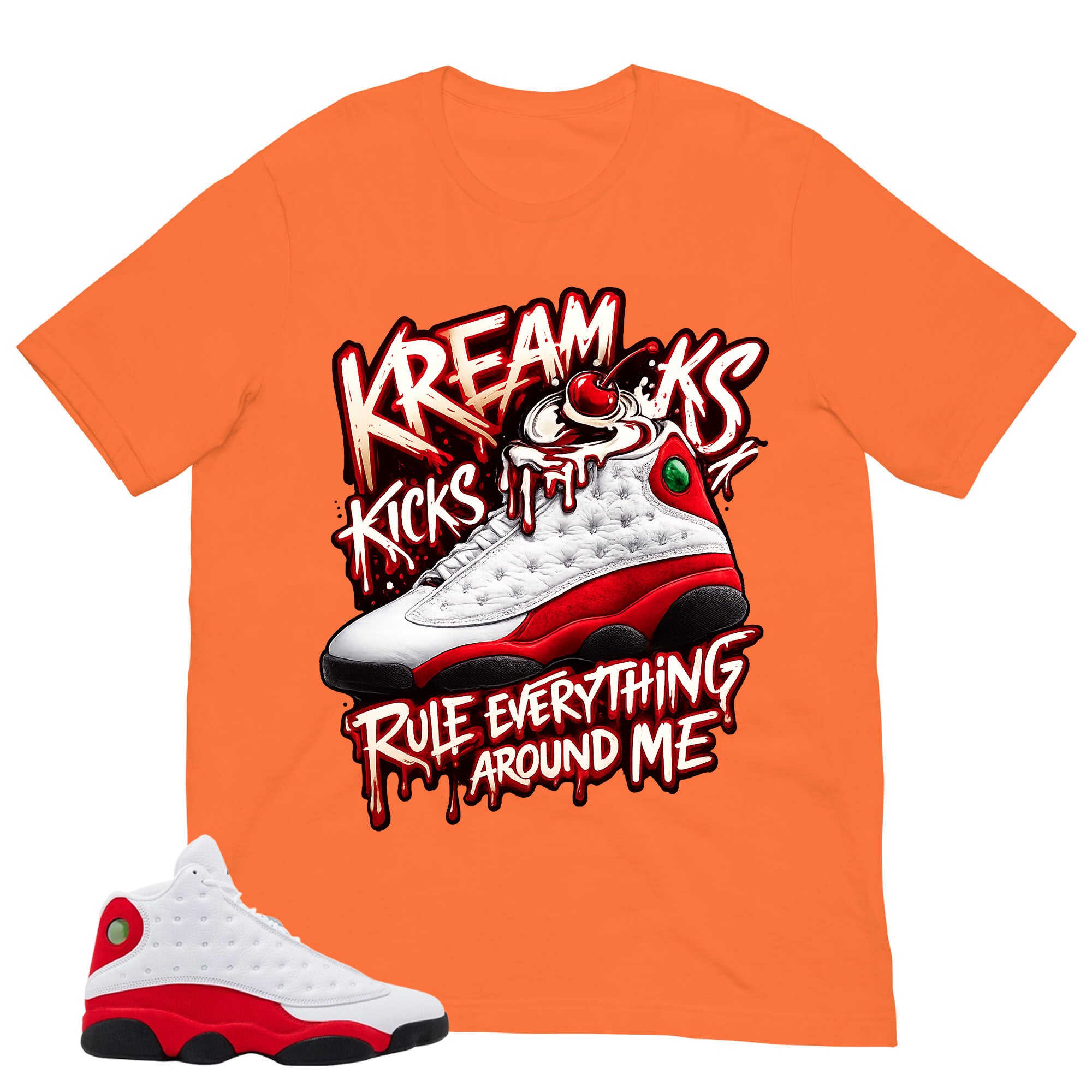 Kream Kicks Shirt - Match Air Jordan 13 'True Red' 2026
