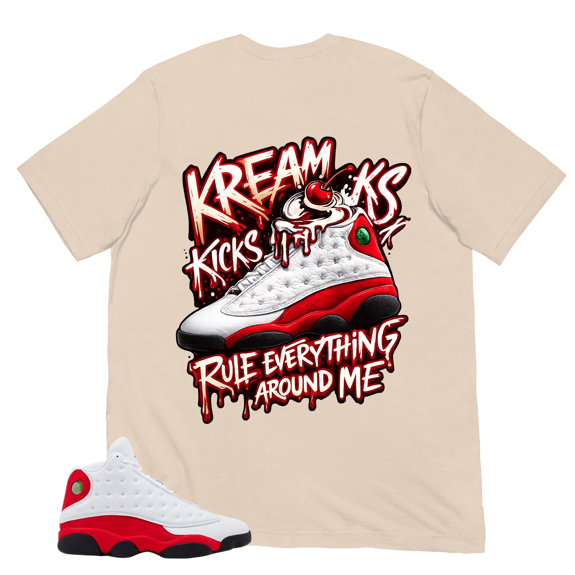Kream Kicks Shirt - Match Air Jordan 13 'True Red' 2026
