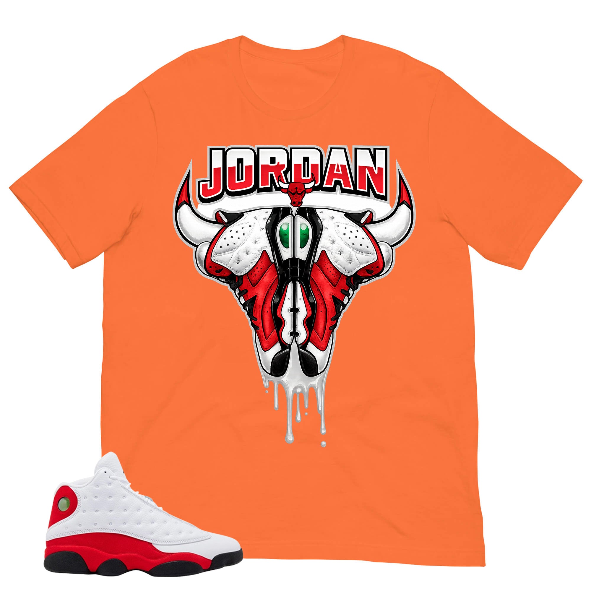 Jordan Bull Shirt - Match Air Jordan 13 'True Red' 2026