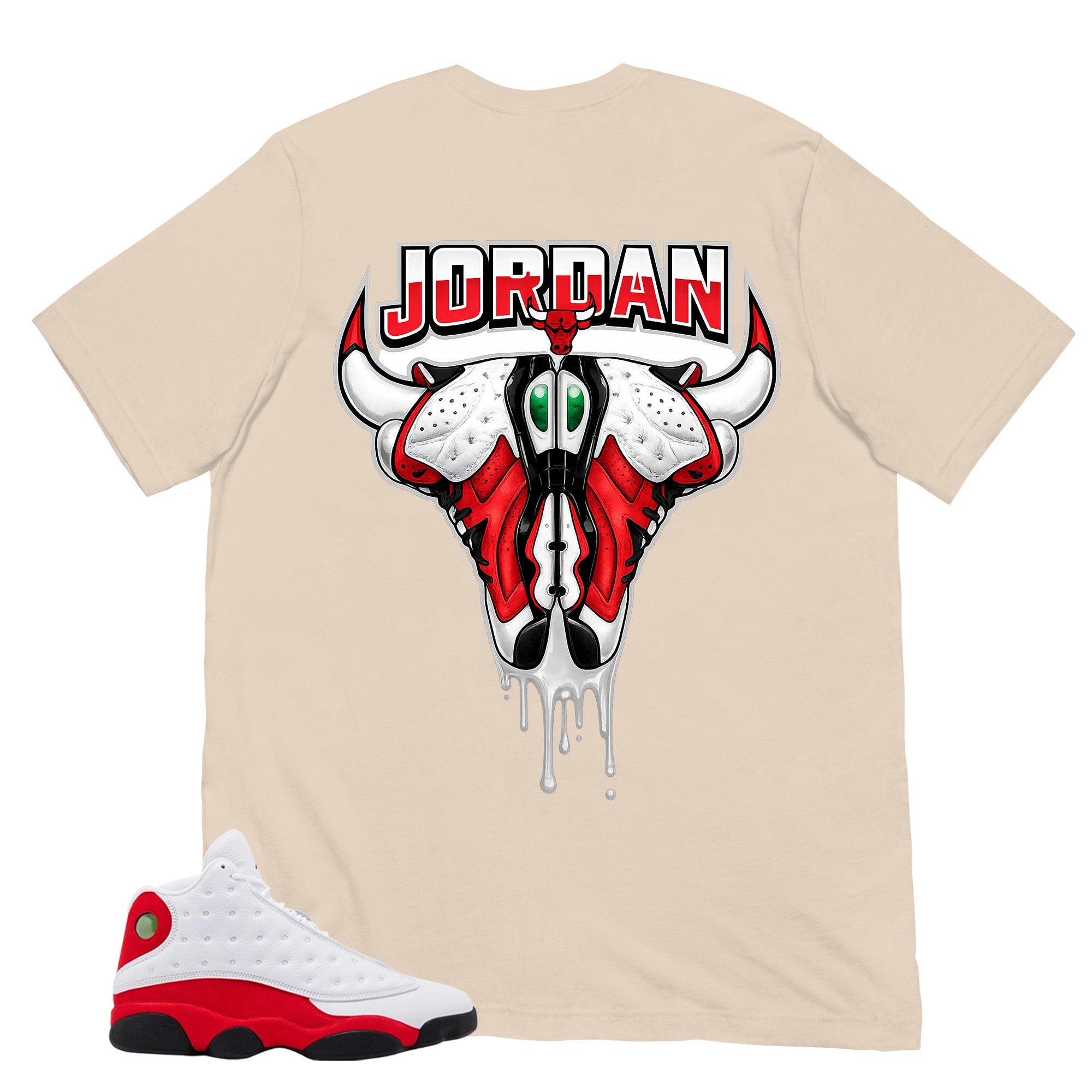 Jordan Bull Shirt - Match Air Jordan 13 'True Red' 2026