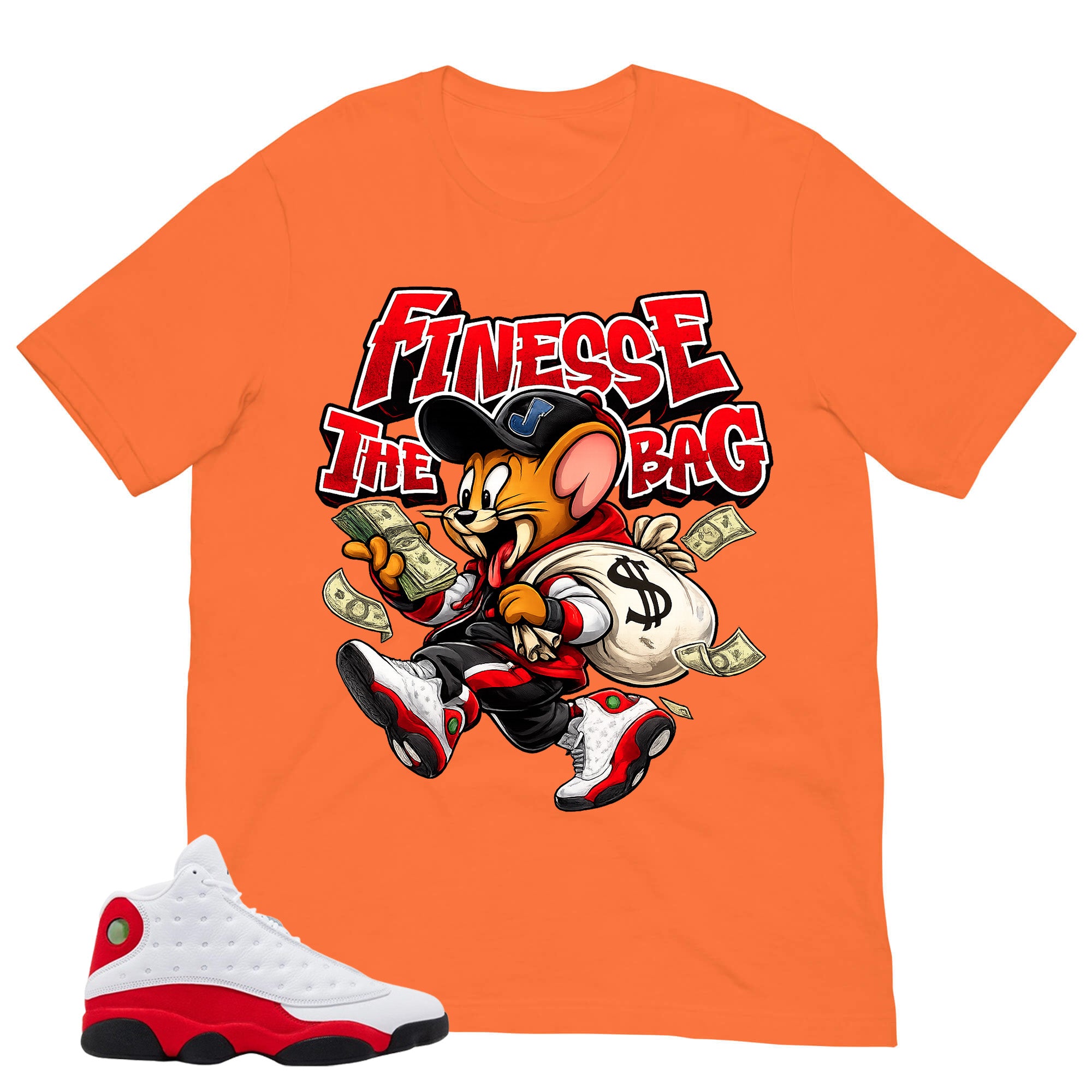 Finesse The Bag Shirt - Match Air Jordan 13 'True Red' 2026