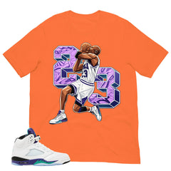 23 Basketball Legend Shirt - Matching Air Jordan 5 Retro 'Grape' 2025