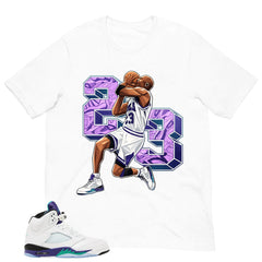 23 Basketball Legend Shirt - Matching Air Jordan 5 Retro 'Grape' 2025