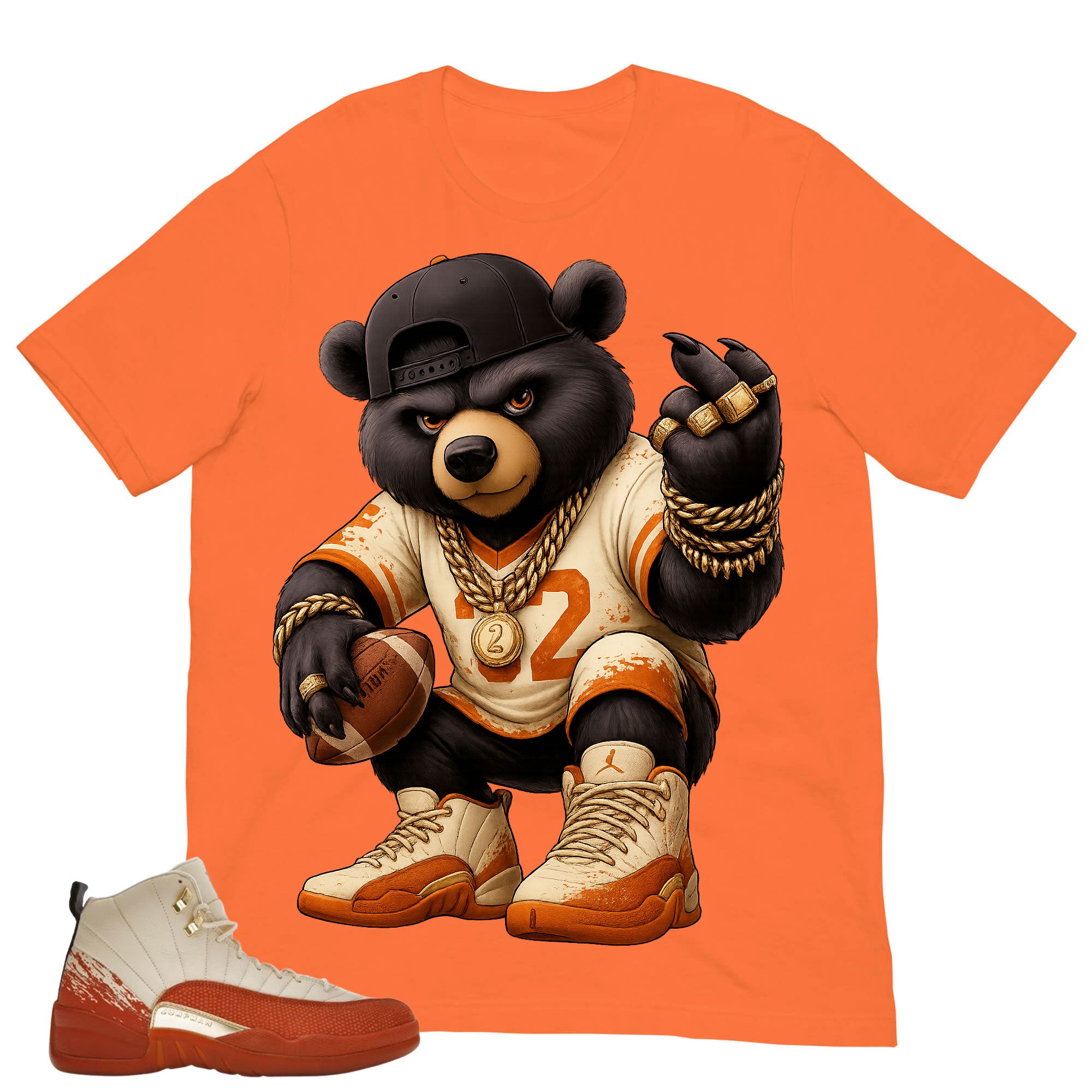 23 Bear Shirt - Match Eastside Golf x Air Jordan 12 'Out the Mud'