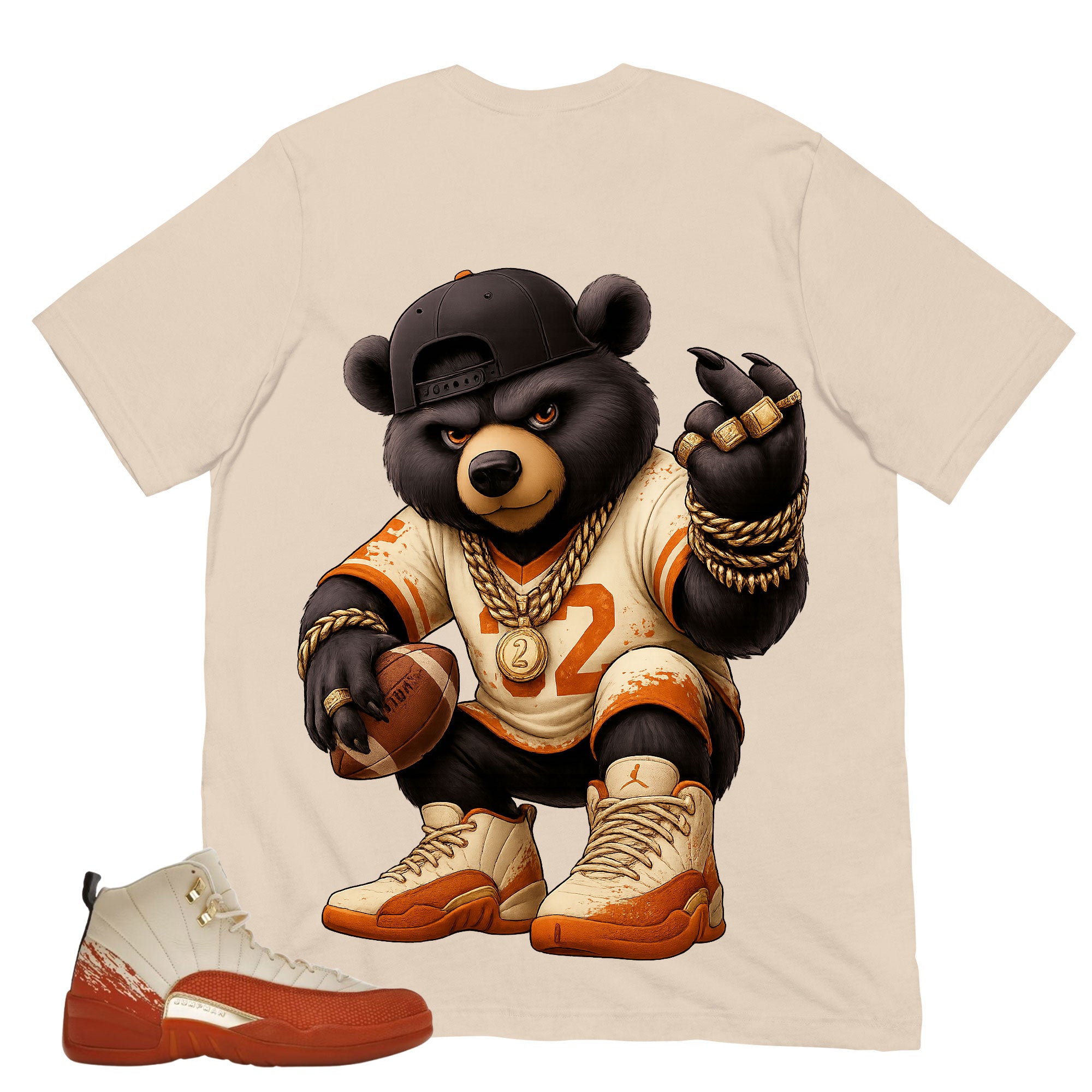23 Bear Shirt - Match Eastside Golf x Air Jordan 12 'Out the Mud'