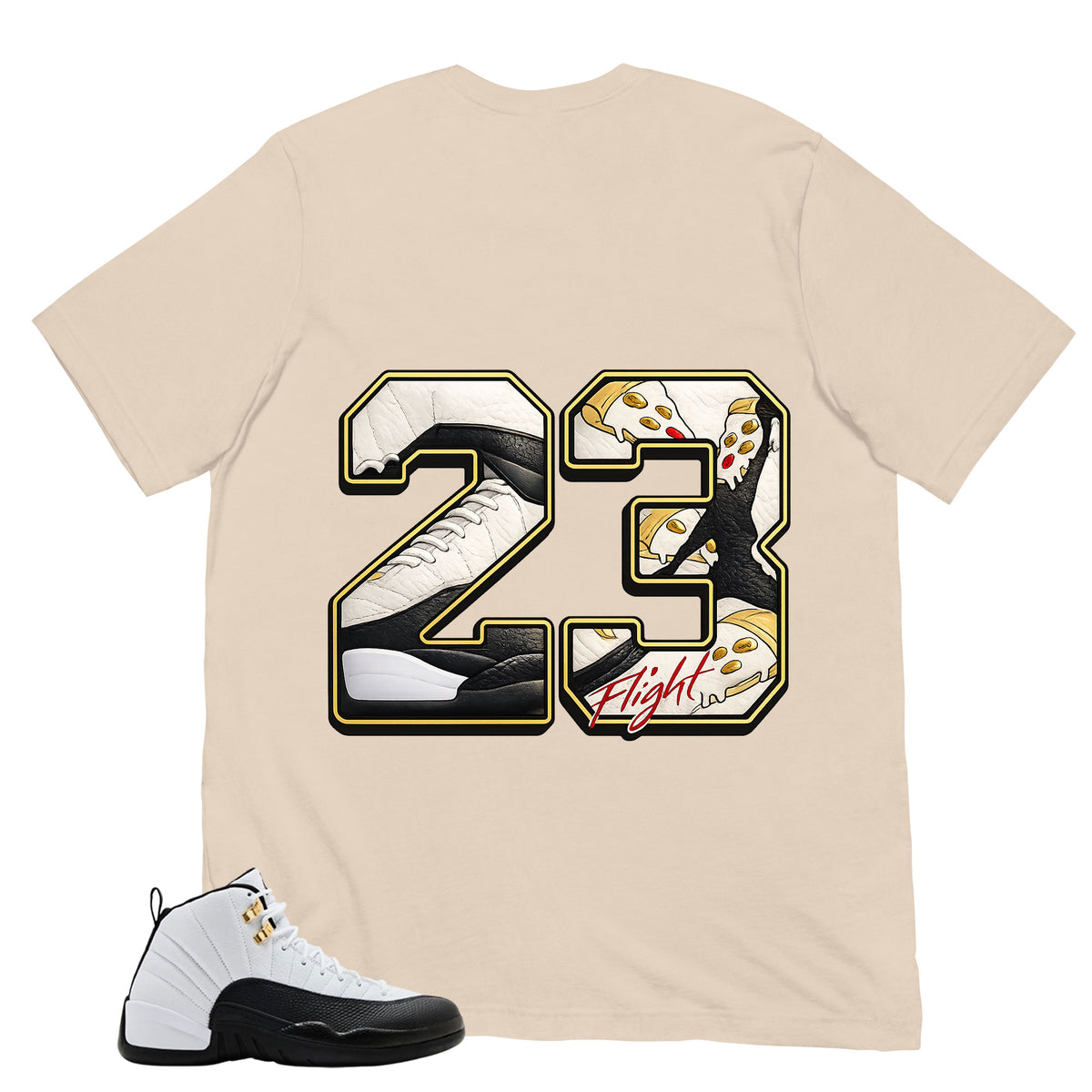 23 Flight Shirt - Match Air Jordan 12 'Taxi'