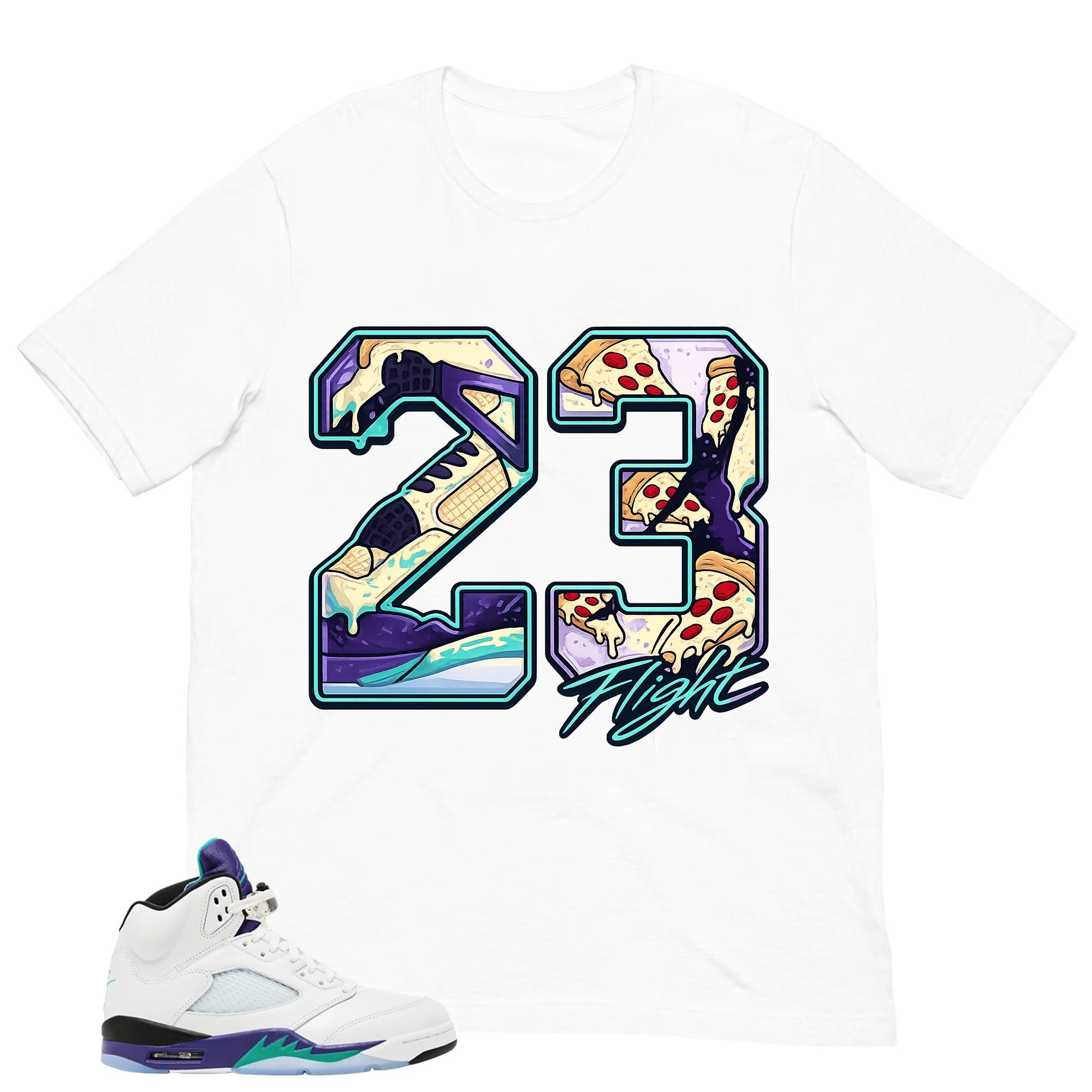 23 Flight MJ Shirt - Matching Air Jordan 5 Retro 'Grape' 2025