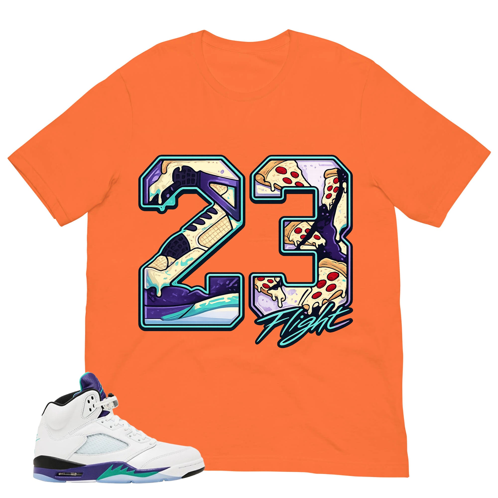 23 Flight MJ Shirt - Matching Air Jordan 5 Retro 'Grape' 2025