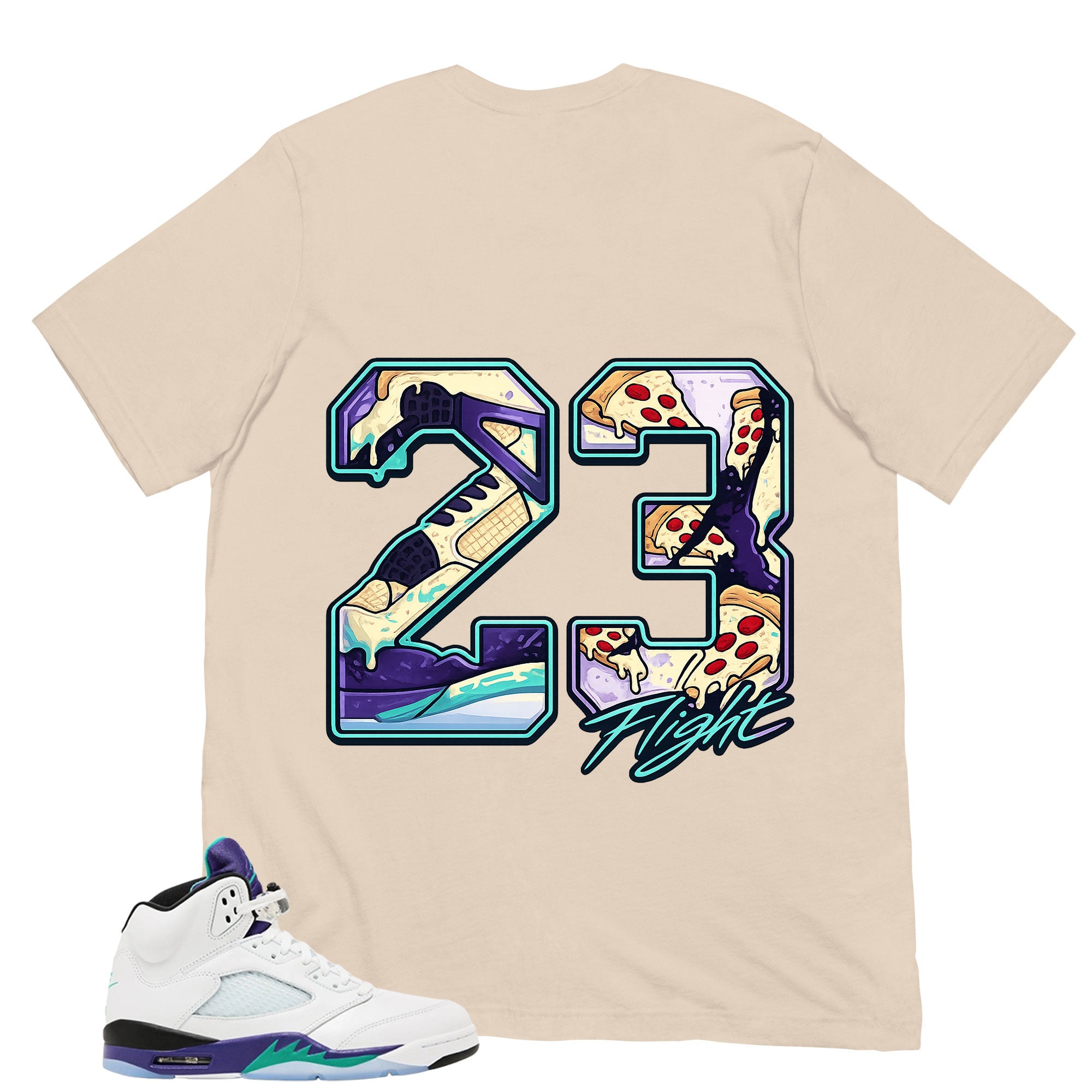23 Flight MJ Shirt - Matching Air Jordan 5 Retro 'Grape' 2025
