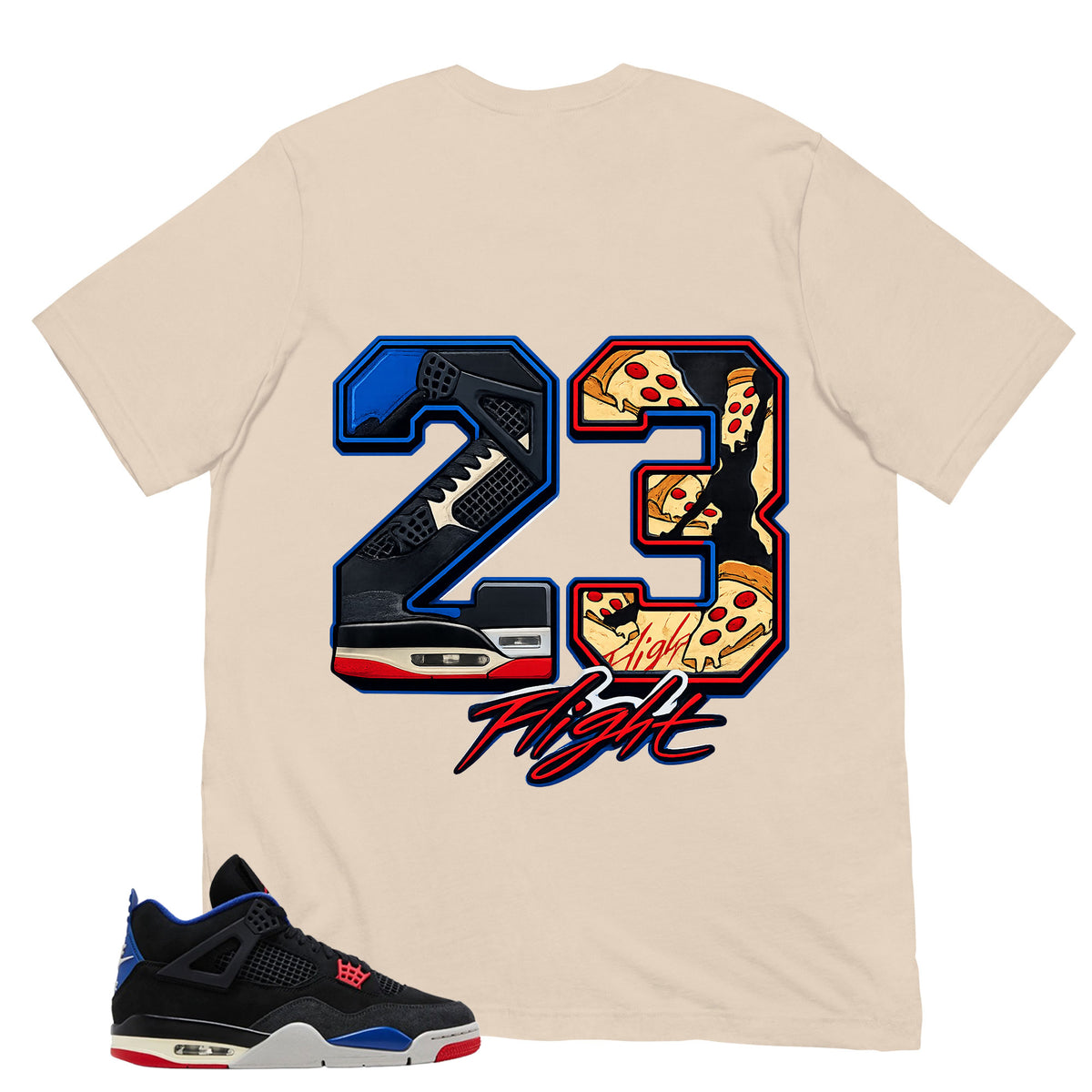 23 Flight Shirt - Matching Air Jordan 4 Retro Rare Air