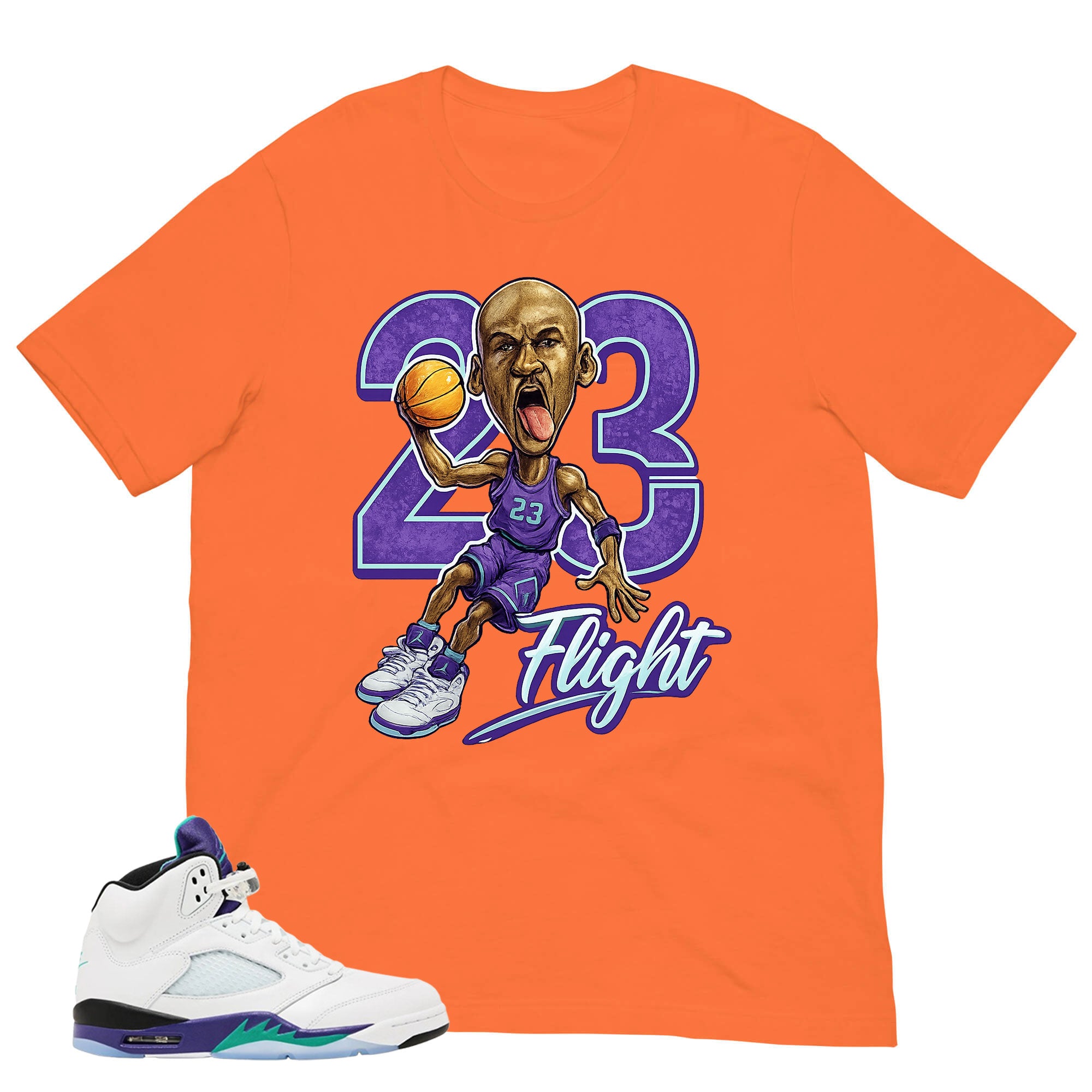 23 Flight Shirt - Matching Air Jordan 5 Retro 'Grape' 2025