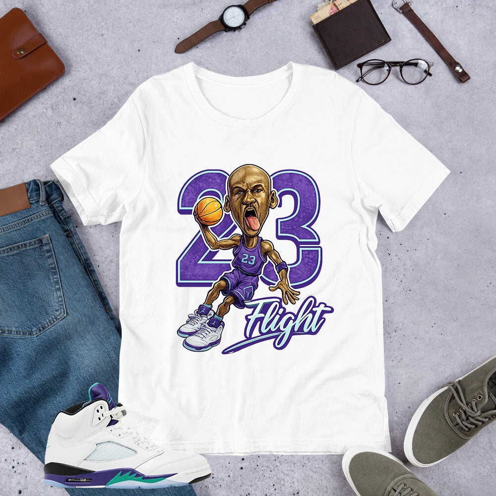 23 Flight Shirt - Matching Air Jordan 5 Retro 'Grape' 2025