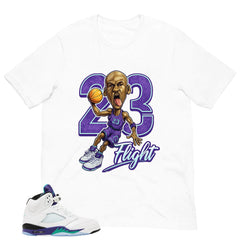 23 Flight Shirt - Matching Air Jordan 5 Retro 'Grape' 2025