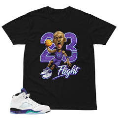 23 Flight Shirt - Matching Air Jordan 5 Retro 'Grape' 2025