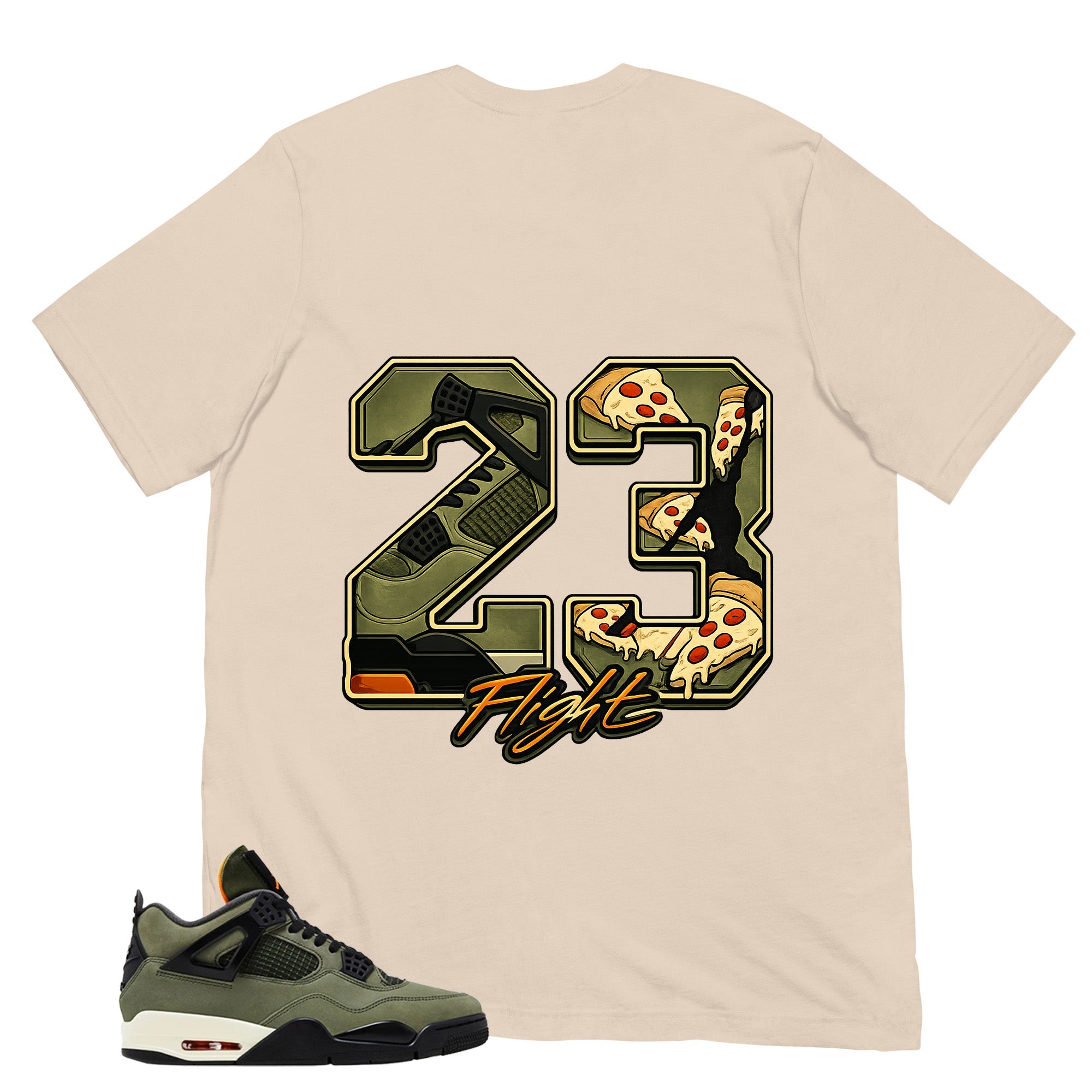 23 Flight Legend Shirt - Match  Air Jordan 4 Undefeated