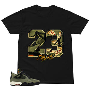 23 Flight Legend Shirt - Match  Air Jordan 4 Undefeated