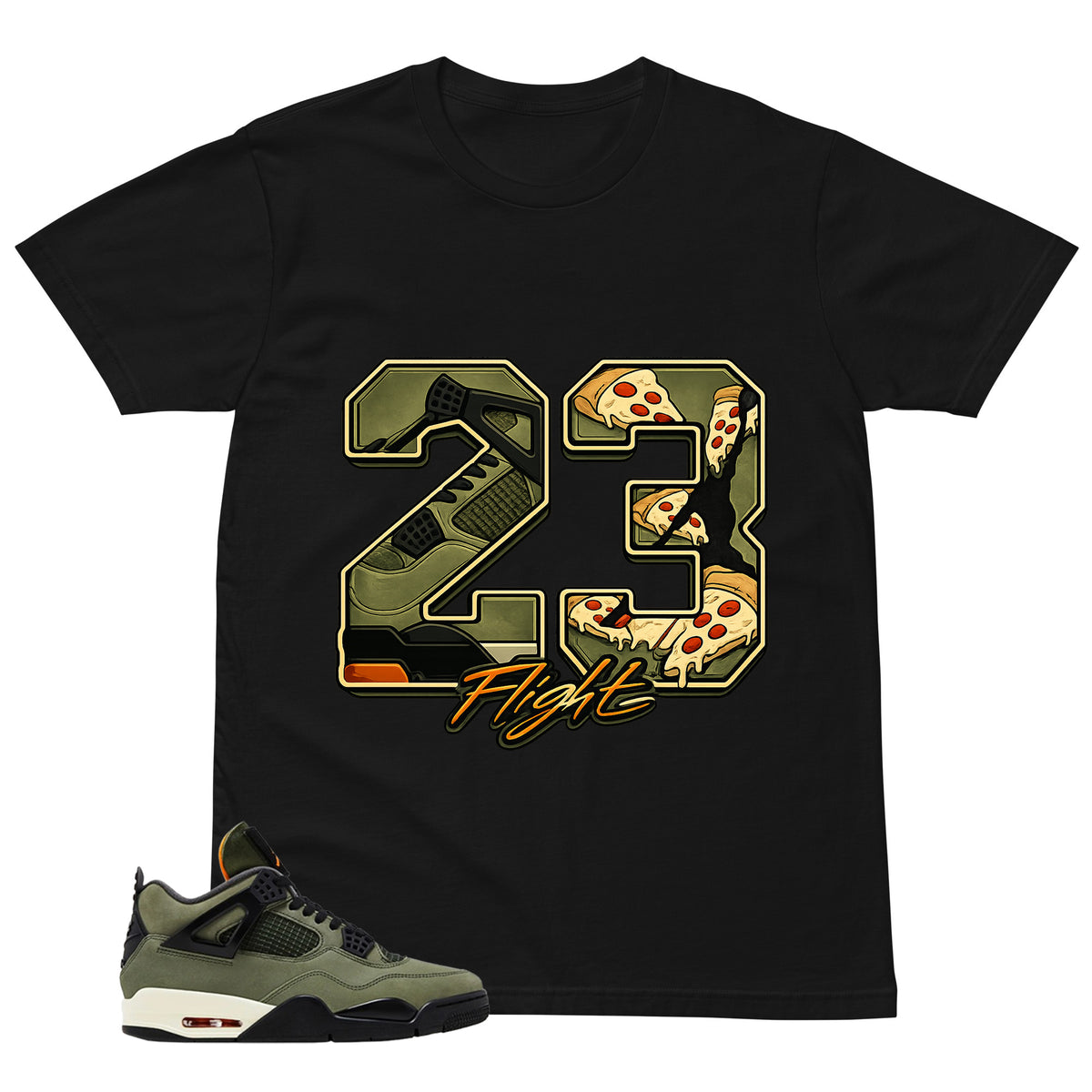 23 Flight Legend Shirt - Match  Air Jordan 4 Undefeated