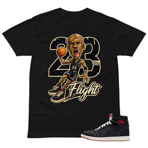 23 Flight MJ Shirt - Match Air Jordan 1 Flight Club