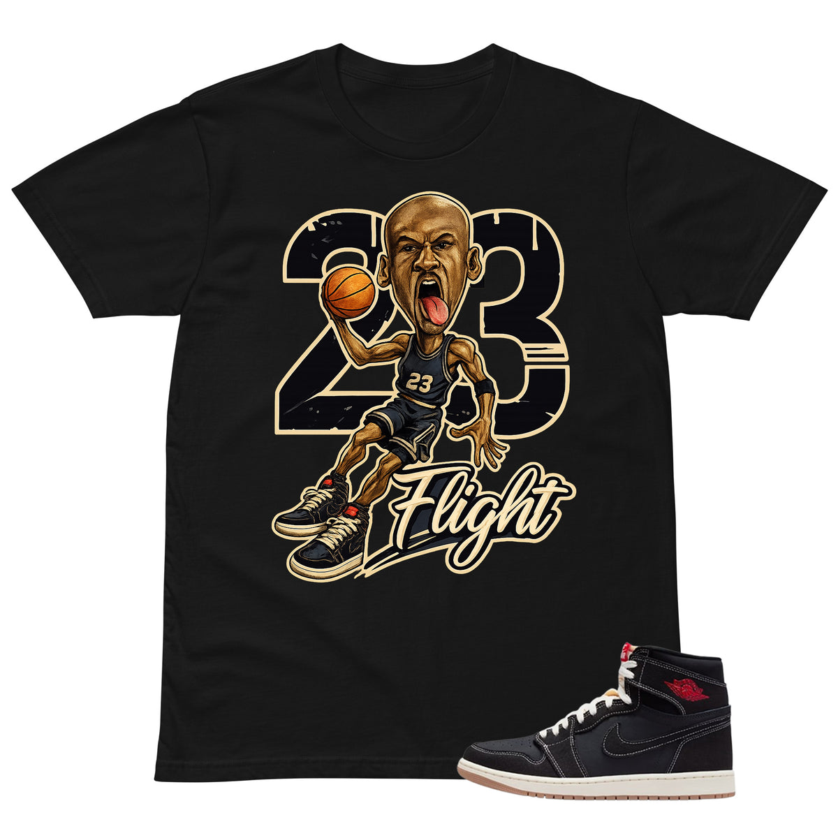 23 Flight MJ Shirt - Match Air Jordan 1 Flight Club