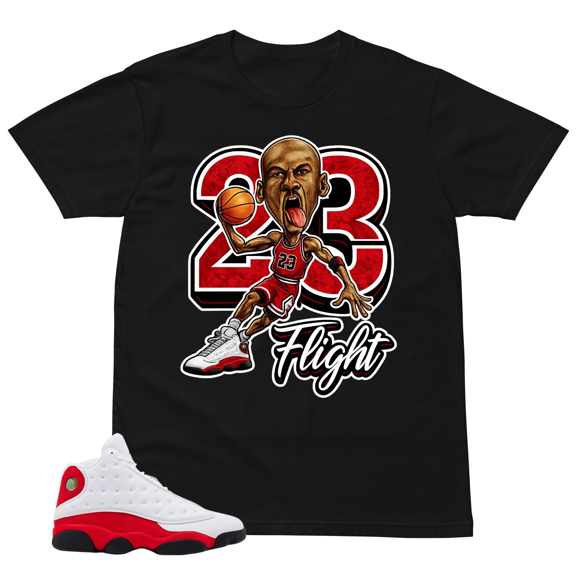 23 Flight MJ Shirt - Match Air Jordan 13 'True Red' 2026
