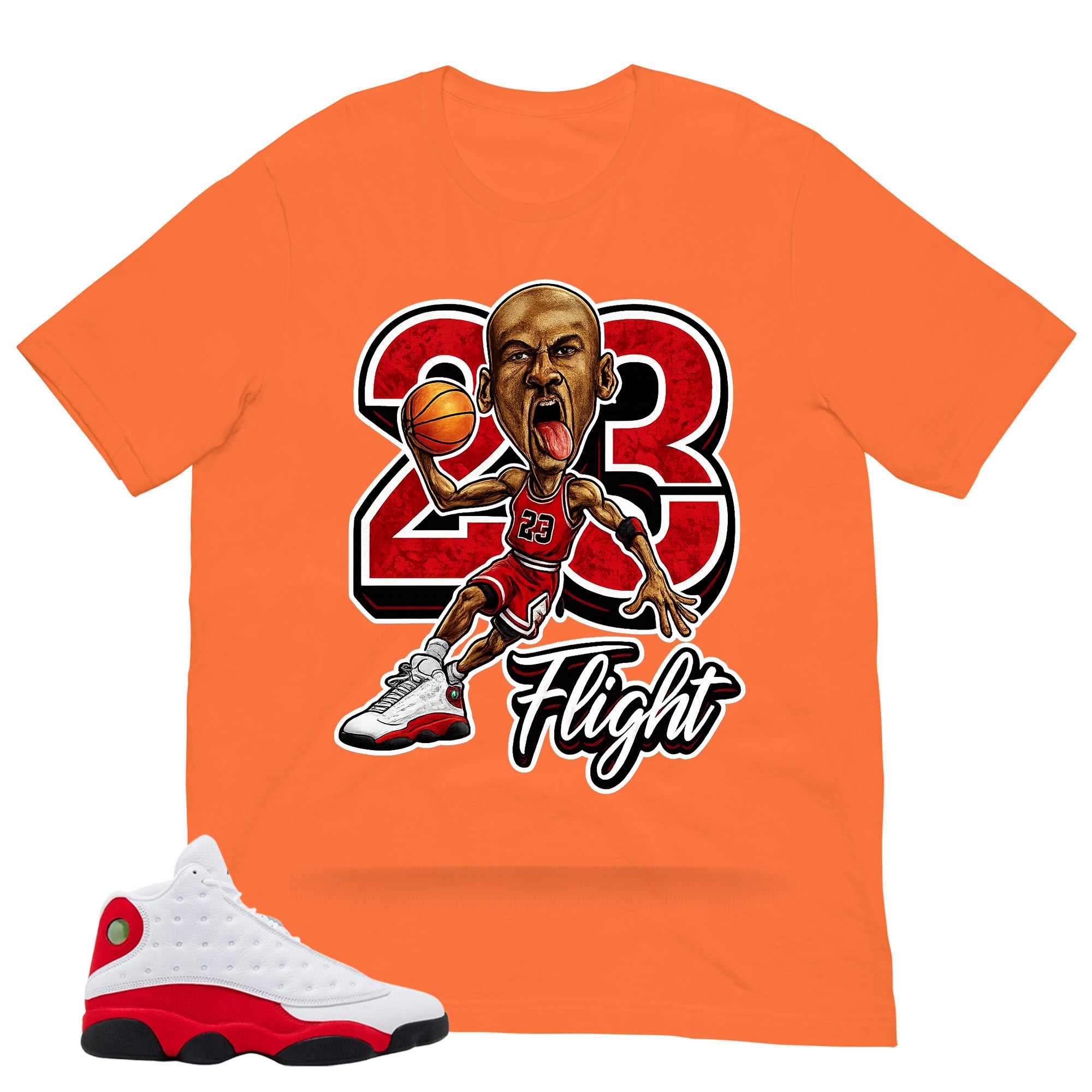 23 Flight MJ Shirt - Match Air Jordan 13 'True Red' 2026