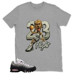 23 Flight MJ Shirt - Match Air Max 95 Big Bubble