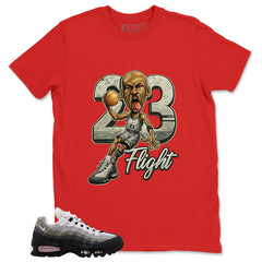 23 Flight MJ Shirt - Match Air Max 95 Big Bubble