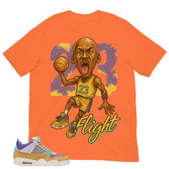23 Flight MJ Shirt - Match Union LA x Air Jordan 4 Desert Moss