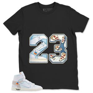23 Flight MJ Shirt - Match Virgil Abloh x Air Jordan 1 Alaska