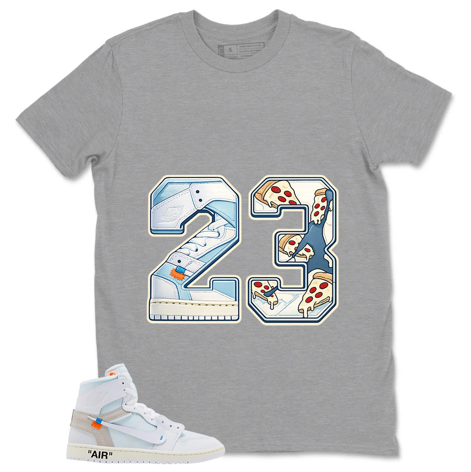23 Flight MJ Shirt - Match Virgil Abloh x Air Jordan 1 Alaska