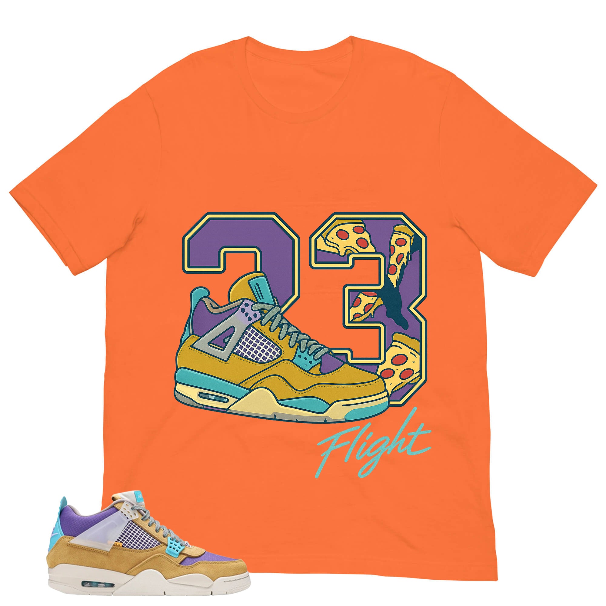 23 Flight Shirt - Match Union LA x Air Jordan 4 Desert Moss