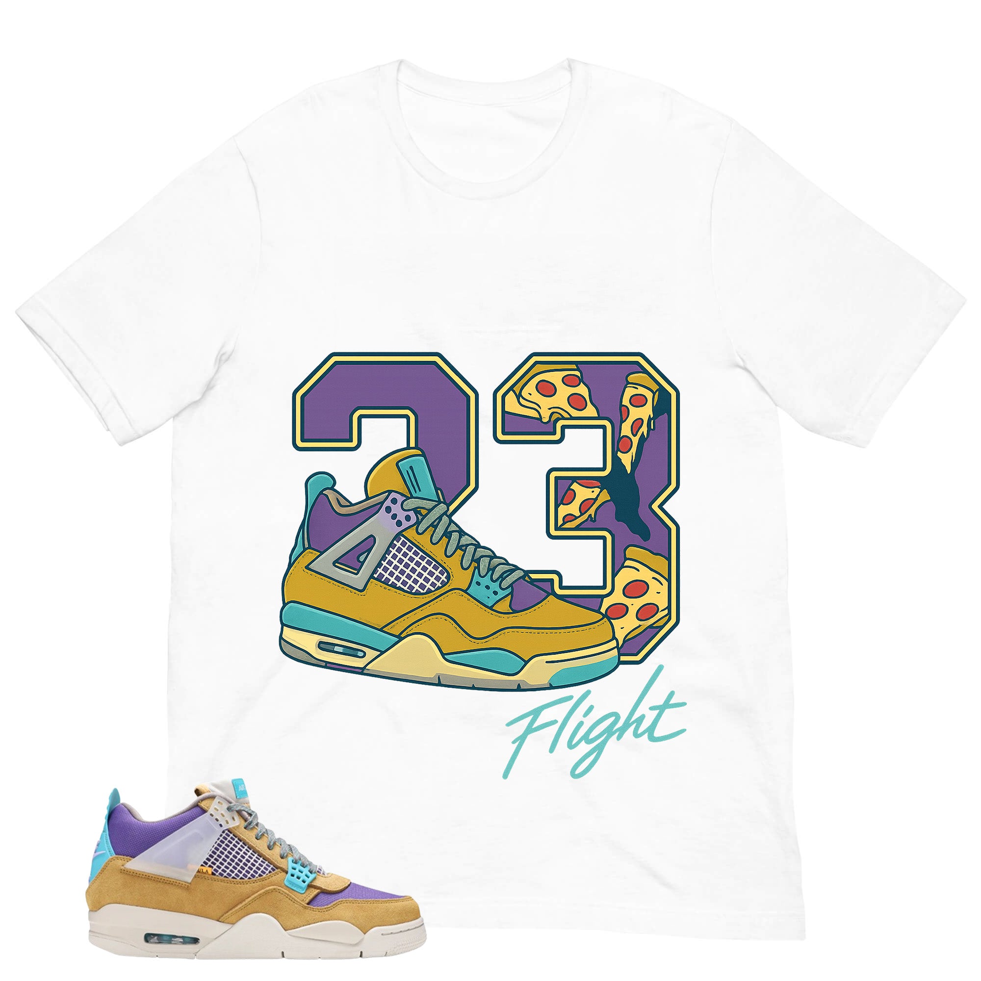 23 Flight Shirt - Match Union LA x Air Jordan 4 Desert Moss