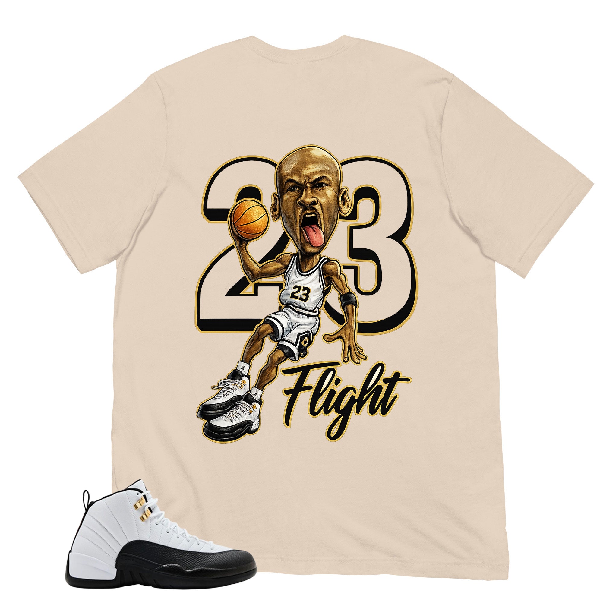 23 Flight Legend Shirt - Match Air Jordan 12 'Taxi'