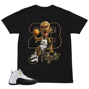 23 Flight Legend Shirt - Match Air Jordan 12 'Taxi'