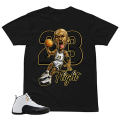 23 Flight Legend Shirt - Match Air Jordan 12 'Taxi'