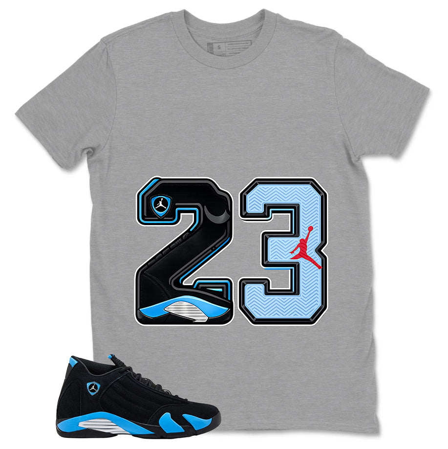 23 Legend MJ Shirt - Match Air Jordan 14 Black University Blue 2026