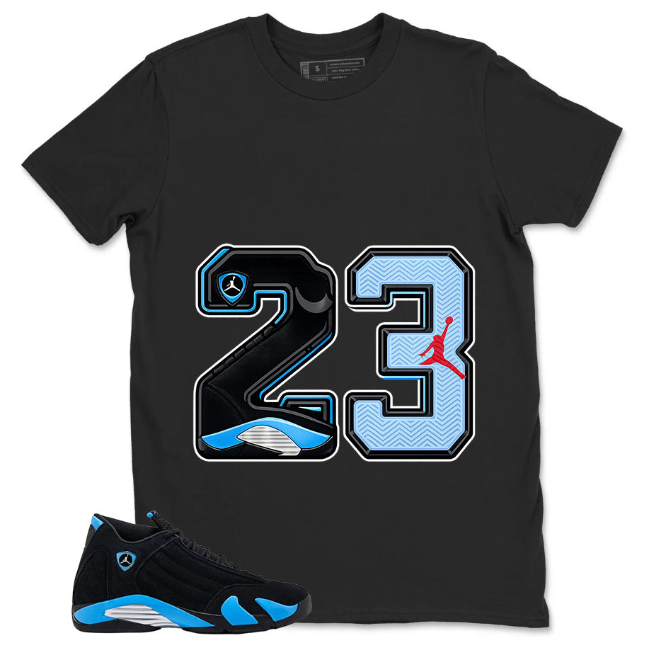 23 Legend MJ Shirt - Match Air Jordan 14 Black University Blue 2026