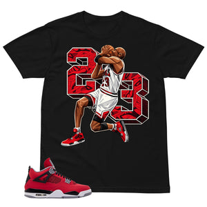 23 Legend MJ Shirt - Match Air Jordan 4 Toro Bravo