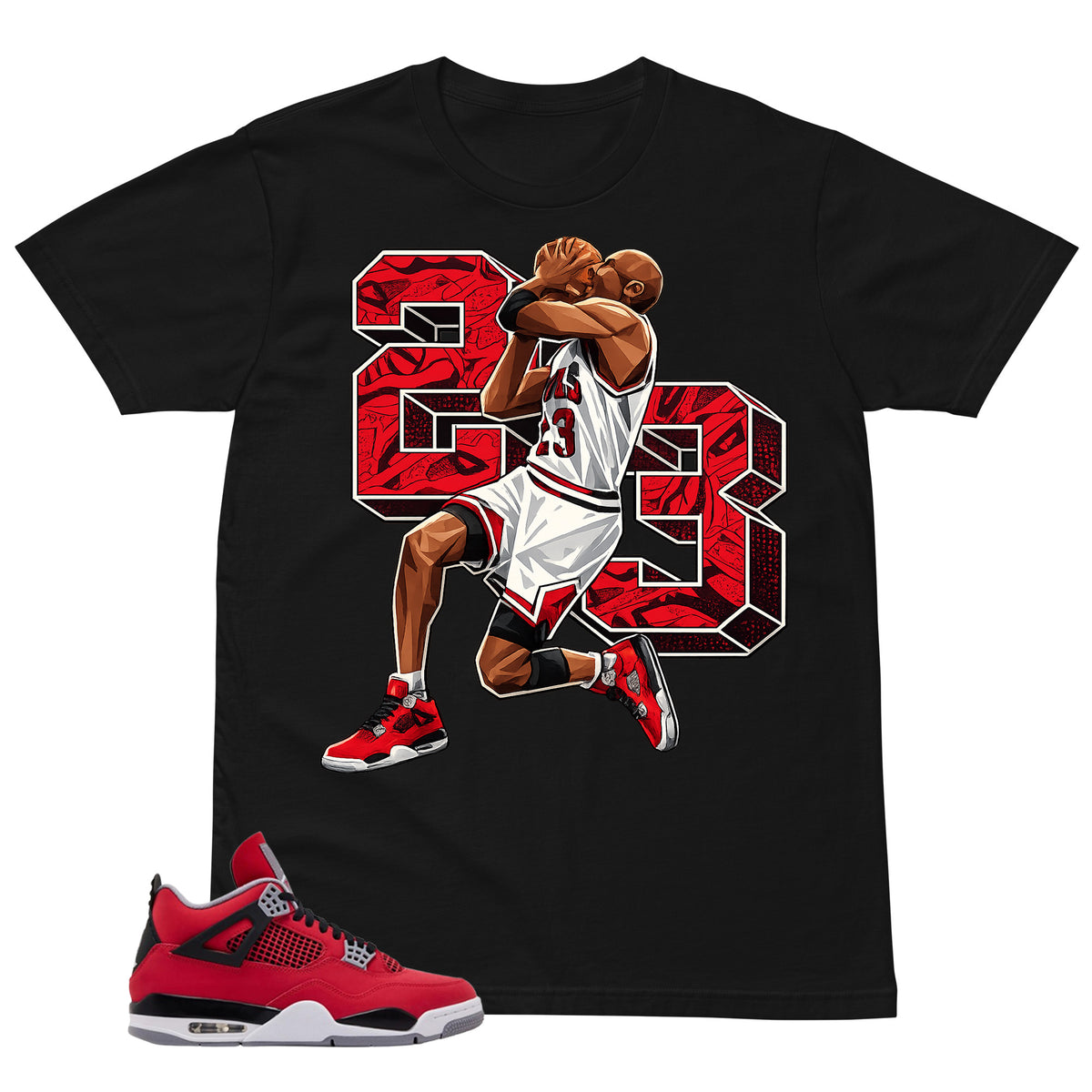23 Legend MJ Shirt - Match Air Jordan 4 Toro Bravo